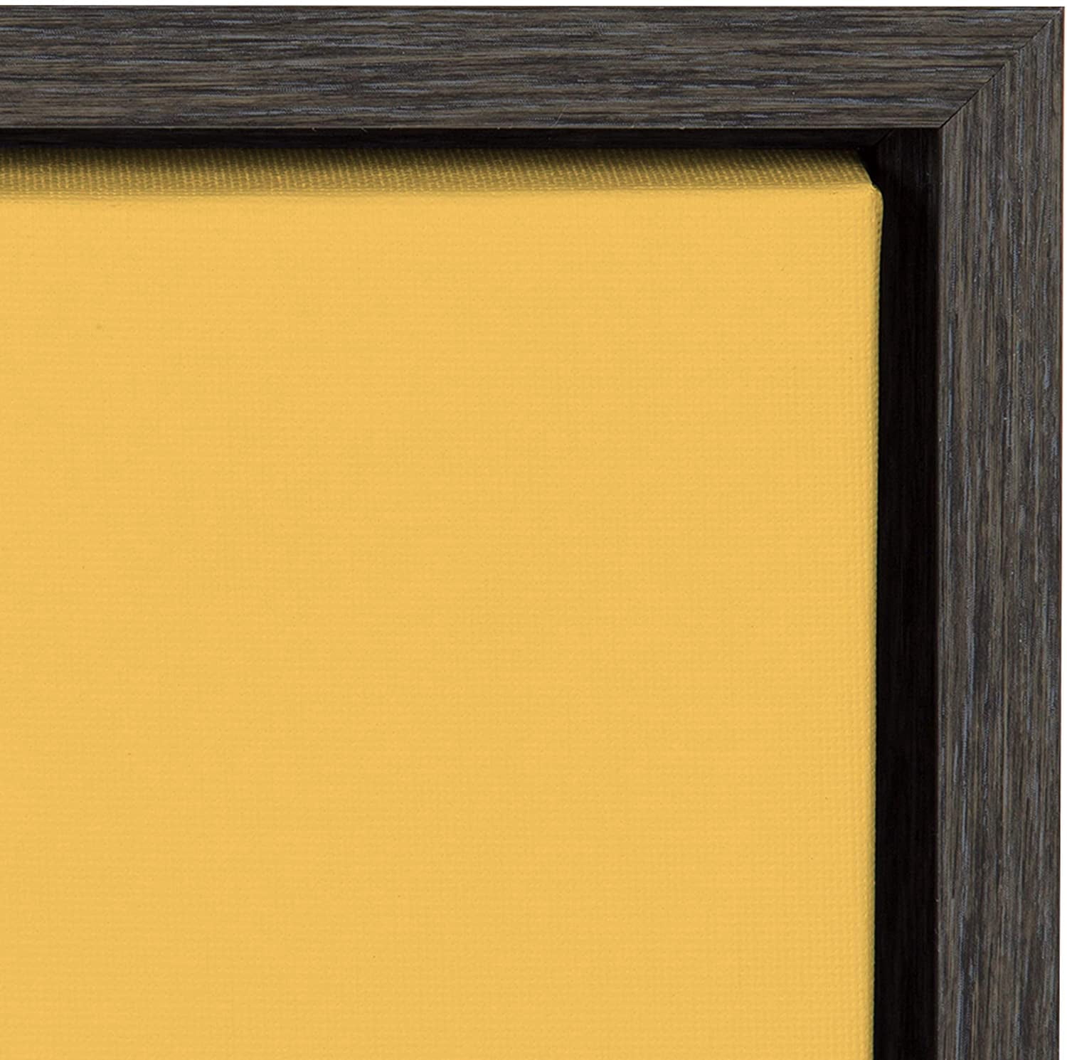 Kate and Laurel Sylvie Kindness Is Contagious Framed Canvas Wall Art by Jenn Van Wyk of Courageous & Kind Paper Co., 18x24 Gray, Motivational Art for Wall