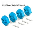 thumbnail image 4 of 4Pcs 12mm Metal Wheel Hex Hubs With Axle Pins For Traxxas 1/16 E-Revo Slash 4WD Summit VXL RC Car Vehicle, 4 of 6
