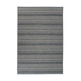 thumbnail image 3 of World Rug Gallery Bohemian Geometric Stripe Indoor/Outdoor Area Rug - Blue 5' x 7', 3 of 9