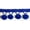Royal Blue, variant on 5/8" Pom Pom Poly Ball Fringe- 12 Continuous Yards - Many Colors!