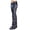 Black, variant on Milwaukee Leather LKM5723 Classic Black Leather Unisex Motorcycle Riding Biker Chaps for Men and Women 38