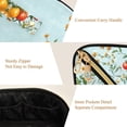 thumbnail image 5 of FORMRS Makeup Bag Travel Cosmetic Organizer for Women Fold Flat Zipper Pouch with Handle, Colorful Tomatoes, 5 of 8