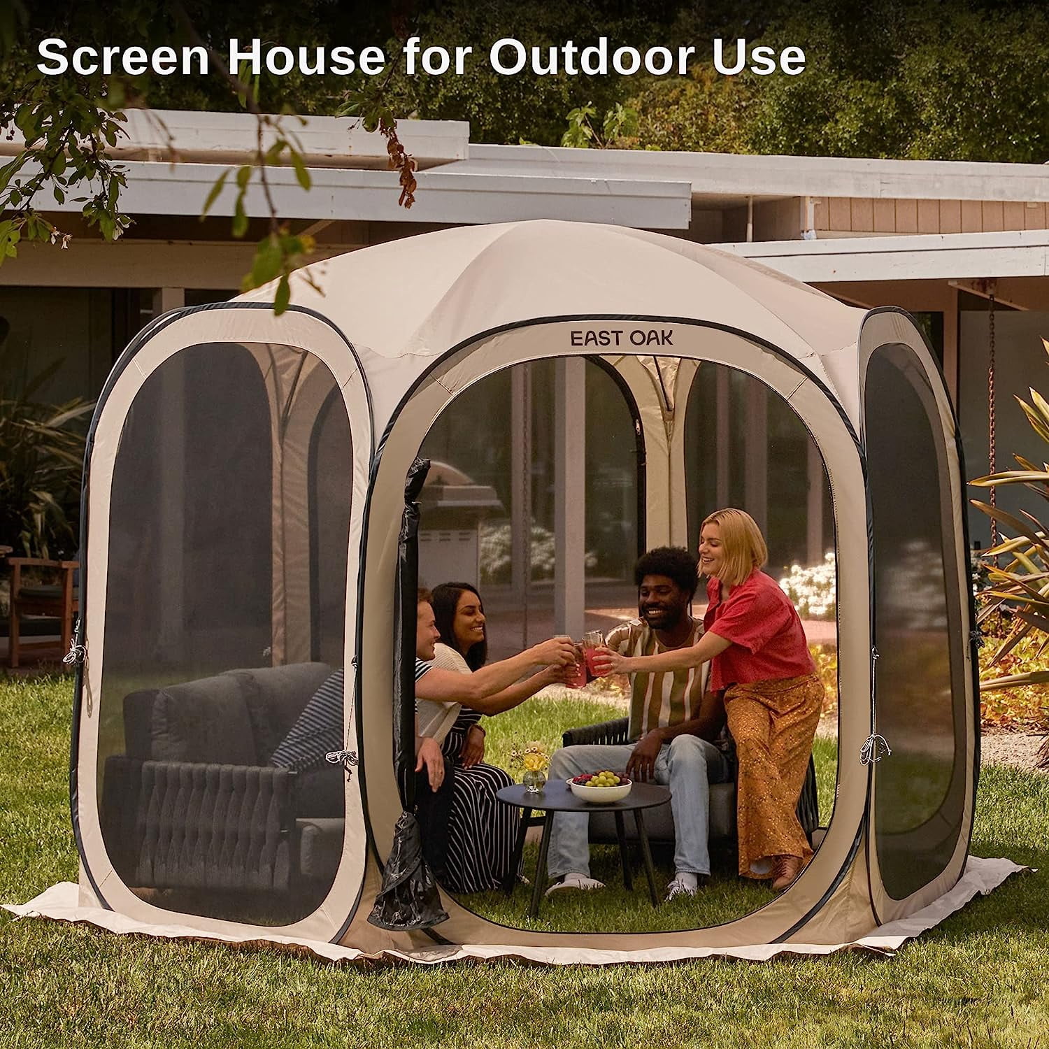 Screen House 10*10 Beige