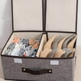 Collapsible Storage Boxes with Metal Frame Clear Storage Long Sealed