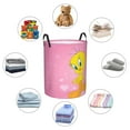 thumbnail image 6 of Looney Tunes Tweety Large Laundry Hamper Collapsible Laundry Basket With Handles, Tall Storage Basket For Blanket, Toys, Dirty Clothes In Living Room, Bedroom, Bathroom, Nursery, 6 of 7
