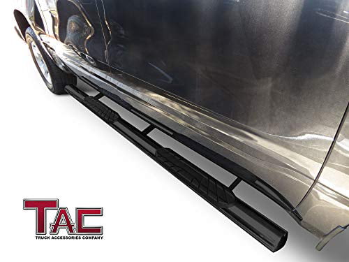 Running Boards Nerf Bars Side Steps Step Rails Compatible with 2004-2020 Nissan Titan Crew Cab Pickup 4-Door & 16-20 Titan XD Black Powder Coated 6 inches APS iBoard 