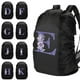 thumbnail image 2 of Mochila impermeable de 20 a 70 l con funda para lluvia, moderna, con letras de flores moradas, para deportes al aire libre, ciclismo, funda de seguridad para lluvia, para acampar y hacer senderismo, 2 of 5