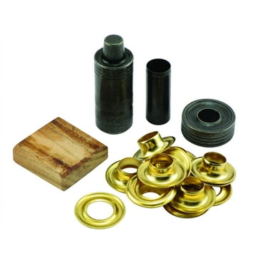 General Tools 71264 Grommet Kit with 12 Solid Brass Grommets, 1/2-Inch