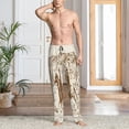 thumbnail image 5 of Uemuo Western Desert Cowboys1 Pattern Men's Wide Leg Palazzo Lounge Pants with Pockets Light Weight Loose Comfy Casual Pajama Pants-Small, 5 of 9