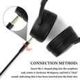 thumbnail image 5 of Geekria Audio Cable Compatible with Sennheiser Momentum 4/3/2, HD1 On-Ear, HD 458BT, HD 400S, HD4.50SE, HD4.50, HD350BT Headphones, 3.5mm to 2.5mm Replacement Cord (4 ft / 1.2m), 5 of 6