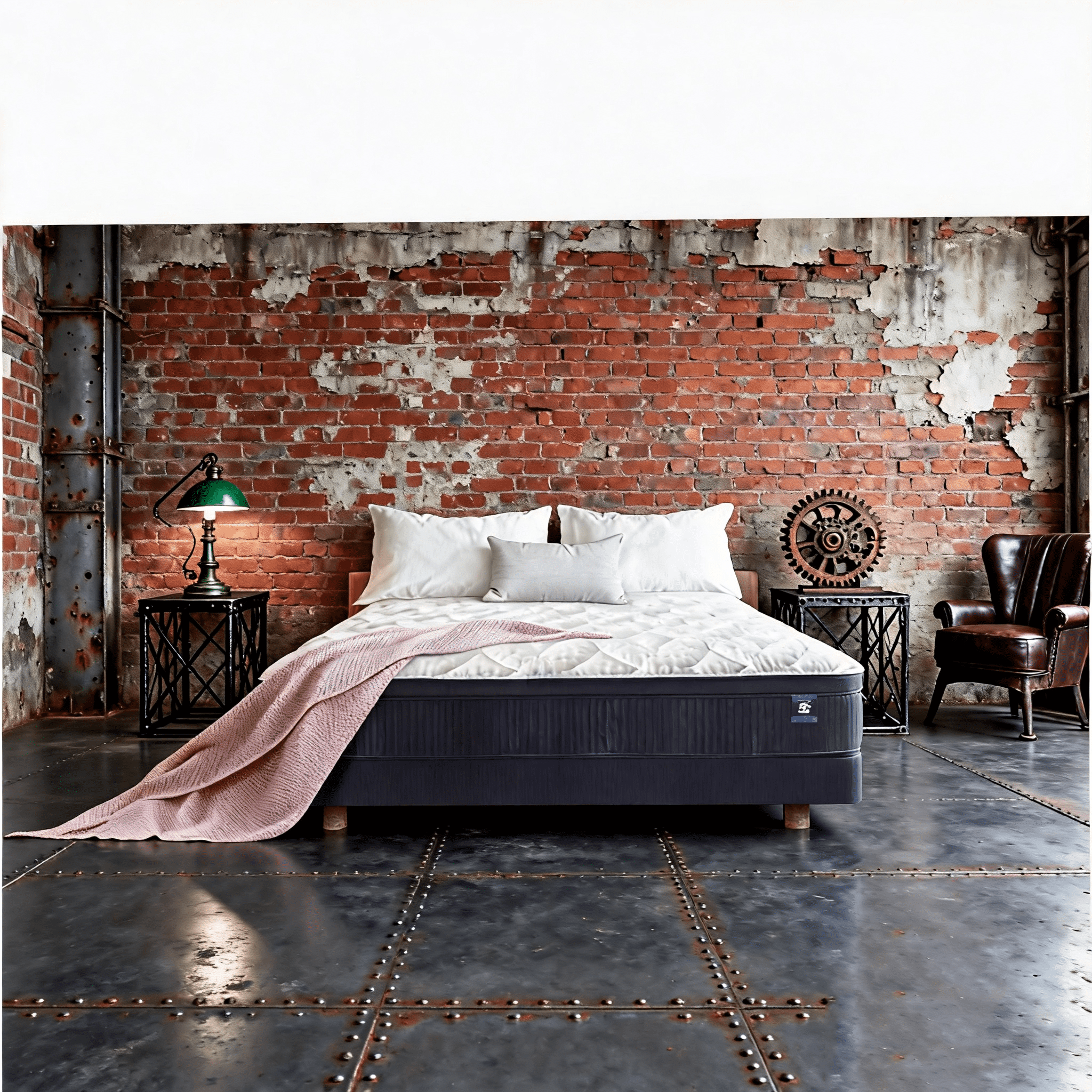 California King Size Hybrid Mattress, Plush Feel with Cooling Gel Foam and Pocket Coils for Edge Support and Motion Isolation
