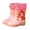 Pink, variant on Kids Rain Boots Boys Girls Waterproof Easy on Rainboots Lightweight Cute Animal Outdoor Mud Garden Shoes 3T 4T 5T Blue Size 7