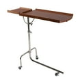 thumbnail image 6 of Mobile Table 180° Angle Height Adjustable Rolling Laptop Desk Sofa Bed Tray C-Shaped Notebook Table Stand 3 Universal Wheels, 6 of 18