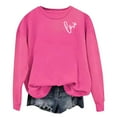 thumbnail image 7 of Fnooota Valentine's Day Sweatshirts for Women, Spring Crew Neck Pullover Casual Long Sleeve Tops Hot Pink Size L, 7 of 7