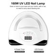 thumbnail image 2 of Lámpara de uñas LED UV de 160 W, secador de esmalte de uñas de Gel, 4 ajust Labymos Enchufe de EE. UU., 2 of 7