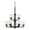 Provincial Bronze, variant on F17029-64-Sunset Lighting-Somes - 9 Light 2-Tier Chandelier   Provincial Bronze Finish with Linen Glass