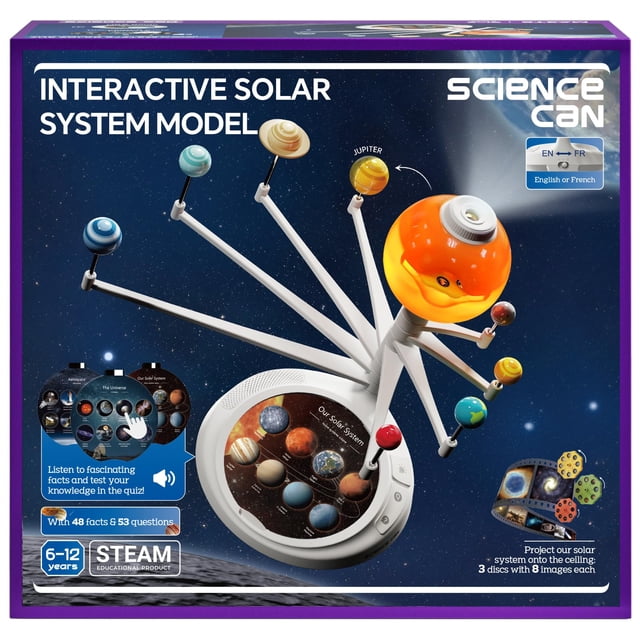 Science Can Modelo Interactivo y Parlante del Sistema Solar con 8 Planetas