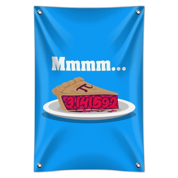 Mmm Pi Pie Math Funny Home Business Office Sign