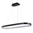 thumbnail image 2 of JONATHAN Y Nolan 38.75" Modern Bohemian Iron Linear Integrated LED Pendant, Black, 2 of 8