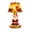 03#Christmas, variant on Halloween Decor Witch Hat Lamp, Ghost Table Lamp with Warm LED Glow, Stained Glass Witch Hat Lamp for Halloween Decor, Gothic Night Light for Bedroom, Desk, Bar & Party