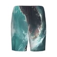 thumbnail image 4 of Picia Surfing Shark Pajama Shorts for Men, Men's Pajama Bottoms, Sleepwear,Short Pajama Pants-Medium, 4 of 9