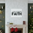 thumbnail image 5 of Scripture Walls Psalm 119:143 More Faith Less Stress Bible Verse Canvas Christian Wall Art Ready to Hang Unframed, 5 of 18