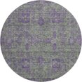 thumbnail image 2 of Addison Rugs Mayfield Washable Transitional Panel Fern Round Rug, 8' x 8', 2 of 5