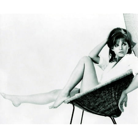 Claudia Cardinale Wicker Chair Photo Print (10 x 8) Walmart Canada