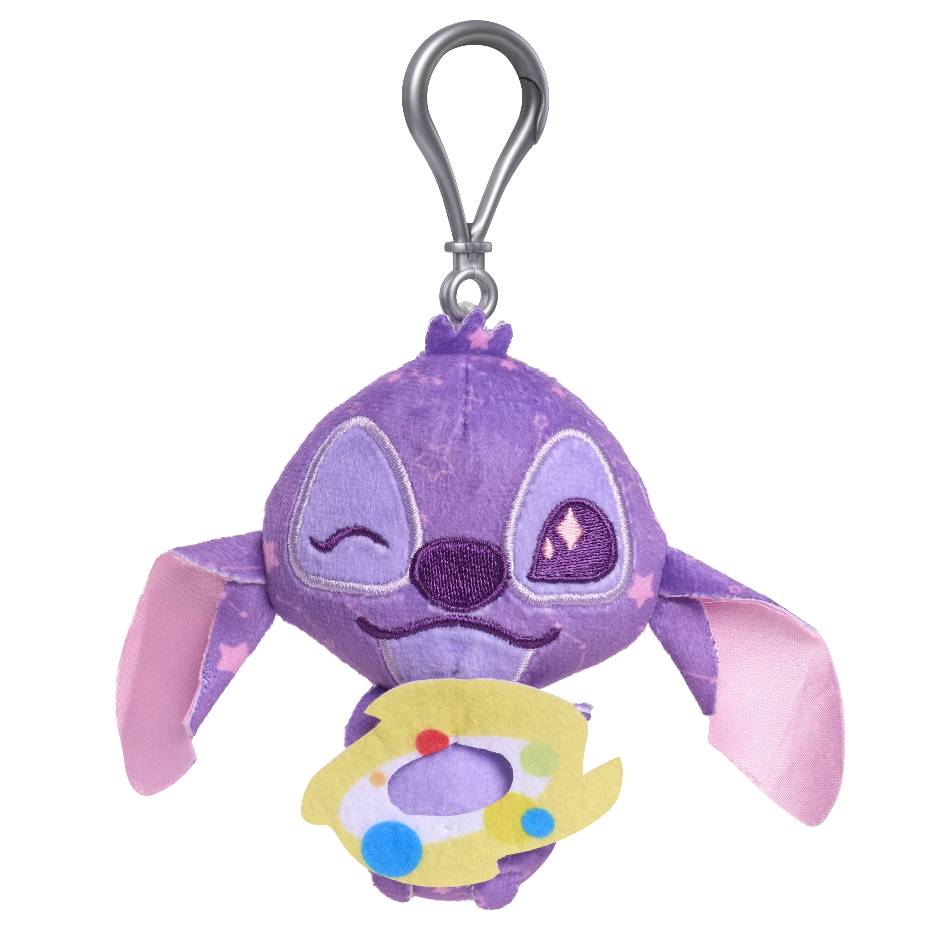 Disney Stitch Outta This World Clip-On Blind Bag Plush, Mystery 3.5-inch Colorful Plushie, Ages 2 up