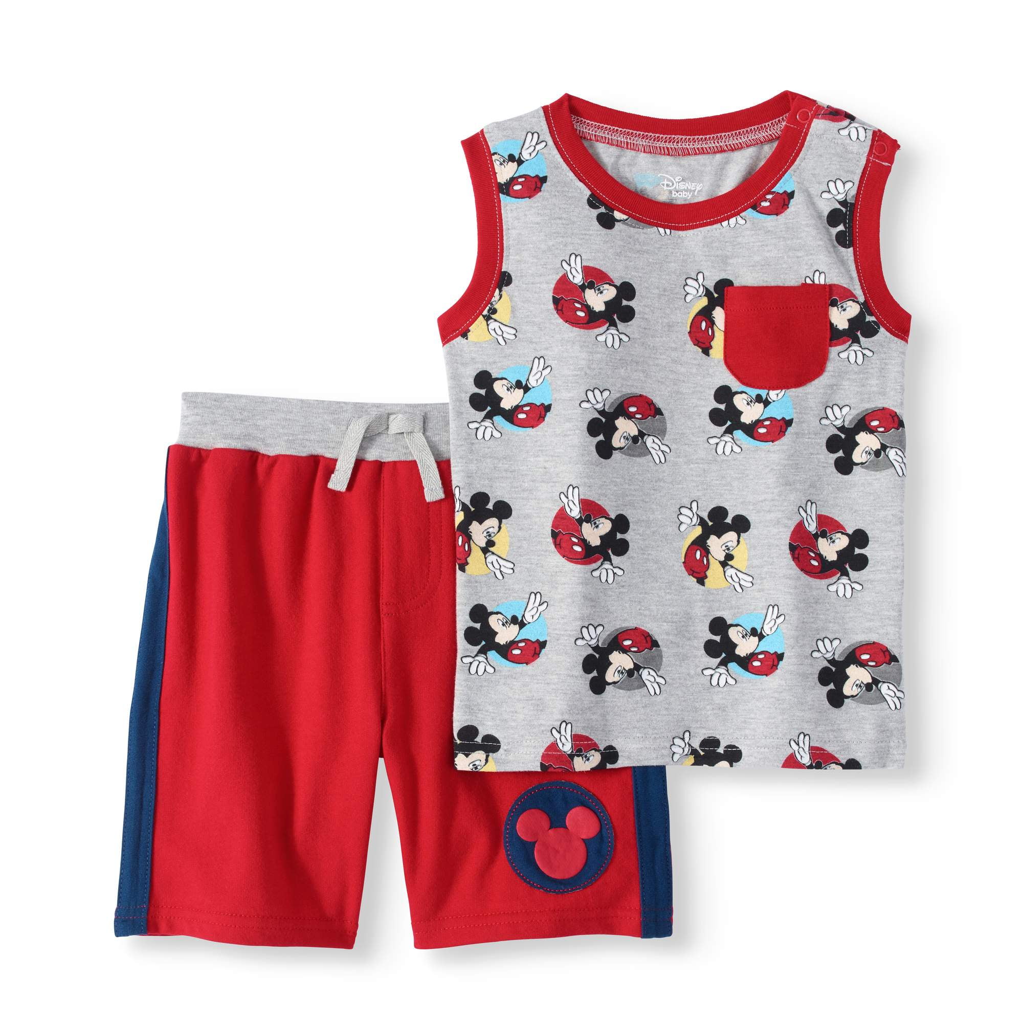 Baby Boy Tank Top & Shorts, 2pc Outfit Set