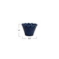 thumbnail image 2 of Creative Co-Op Stoneware Planter with Ruffled Edge and Drainage Hole with Reactive Glaze, Blue, 2 of 2