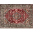 thumbnail image 1 of Ahgly Company Machine Washable Indoor Rectangle Traditional Brown Red Area Rugs, 2' x 5', 1 of 7