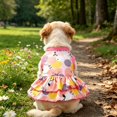 thumbnail image 3 of Polka Dot Sleeveless Dog Ruffle Dress Soft Breathable Fabric Pullover Pet Skirt Summer Colorful Pet Daily Beach Clothes for Small Medium Dogs Cats, 3 of 5