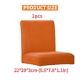 thumbnail image 5 of Funda protectora para silla de comedor, funda protectora Universal para muebles de oficina, Protector exterior, funda giratoria, suministros para el hogar, naranja, 2 paquetes Eigraketly HA012490-02, 5 of 5
