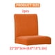 thumbnail image 5 of Funda protectora para silla de comedor, funda protectora Universal para muebles de oficina, Protector exterior, funda giratoria, suministros para el hogar, naranja, 2 paquetes Speravity HA012490-02, 5 of 5
