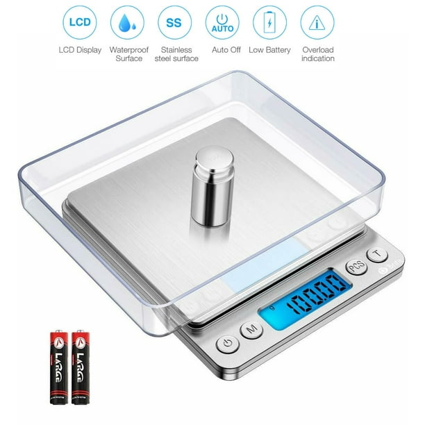 Digital Kitchen Scale Mini Size Food Scale 3000g x 0.1g High Precision