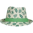 thumbnail image 1 of Fiestas Guirca  Adult Tropical Leaves Summer Costume Hat, 1 of 5