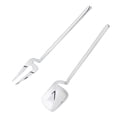 thumbnail image 2 of Sarapandan Dual-Use Ice Cream & Coffee utensil for Modern Dining Stainless Steel Scoop-Shaped Spoon-Fork with Extended Handle, 2 of 8