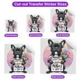 thumbnail image 5 of Happy Mother's Day Best French Bulldog Mom Ever Cutout Transfer Sticker Dog Lover Gifts Transparent Decal Art Decor - 03002, 5 of 5