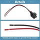 thumbnail image 4 of Conector del sensor de velocidad de la rueda ABS Unique Bargains para Dodge, Jeep, Ford y Mitsubishi, pigtail/socket de 2 pines 88861094/52125003AB, juego de cableado multiusos con fundas térmicas, 4 of 8