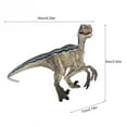 thumbnail image 4 of facefd Park Dinosaur Toy Model High Simulation Plastic Dinosaur Action Figure Toys for Kids blue, 4 of 5