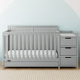 Graco Hadley 4in1 Convertible Crib with Changer, Drawer, and