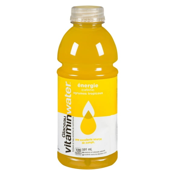 Glacéau vitaminwater  Energy, tropical citrus Bottle, 591 mL, 591 mL