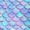 Light Blue, variant on Cute Unicorn Fish Scale Print Toddler Girls' Short Sleeve Ruffle Shirt, Summer Casual Top for 3-8 Years