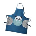 thumbnail image 2 of Delantal Delantal impermeable de dibujos animados Delantal de cocina con estampado animal ajustable con bolsillo, Tipo 4 Scienceny HA003514-04, 2 of 6