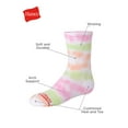 thumbnail image 6 of Hanes Originals Girls' Crew Socks, 6-Pack, Sizes S-L, 6 of 6