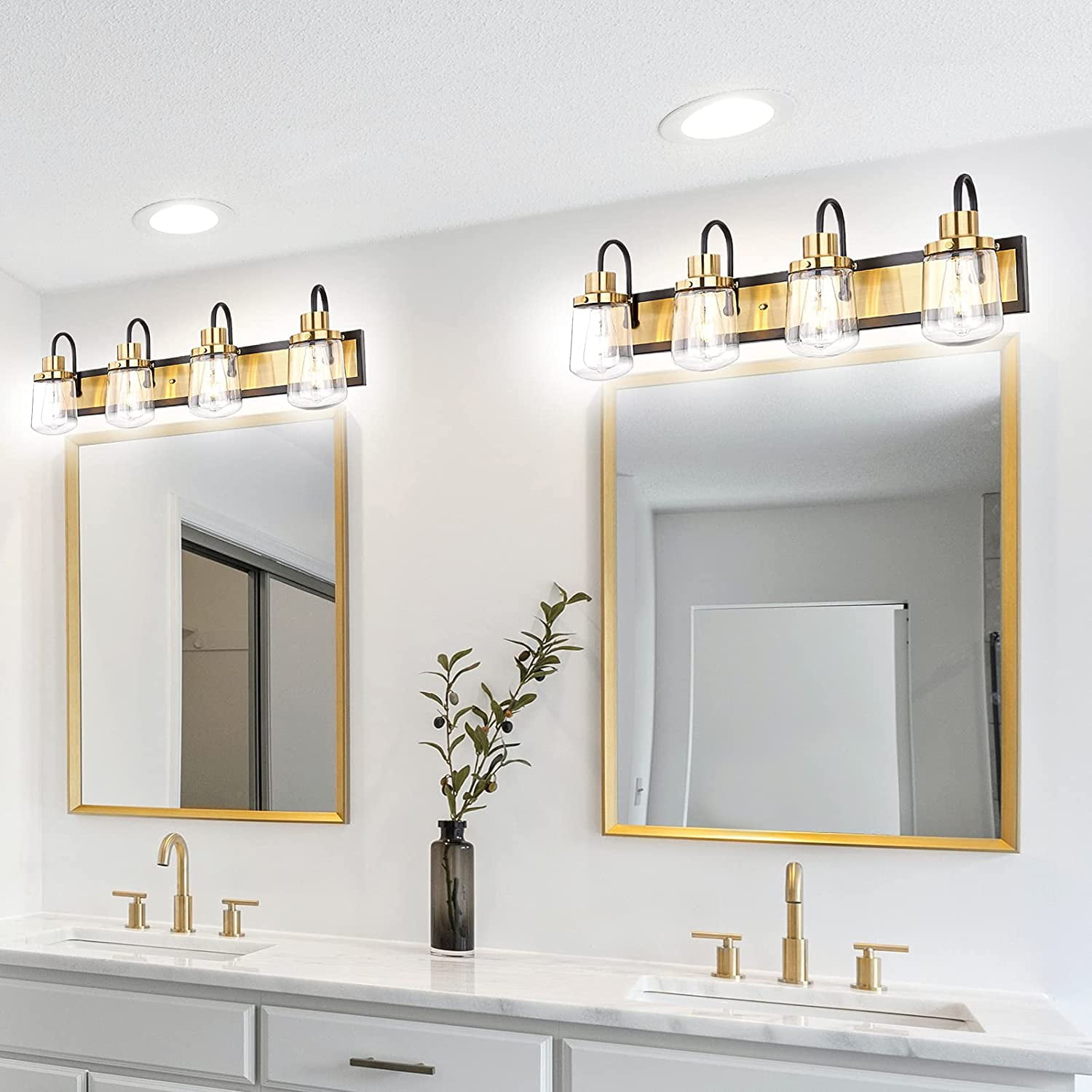 Assorted Sizes Details about   YAOHONG Bathroom Vanity Light Fixtures in Brushed Brass 