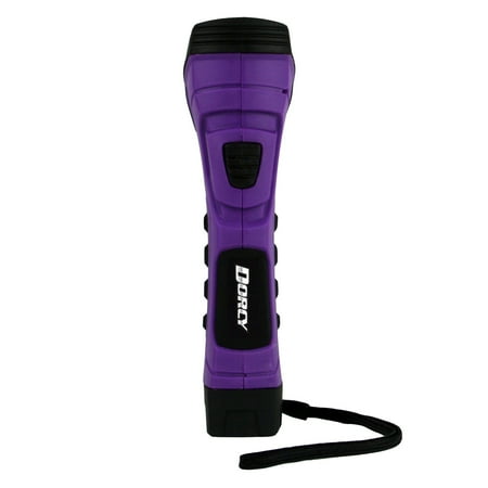 Dorcy CyberLight Battery Operated LED Weather Resistant Flashlight with Nylon Lanyard and TrueSpot Reflector