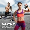 thumbnail image 6 of Yes4All 25lb Cast Iron Kettlebell with Rubber Base, Single, 6 of 8