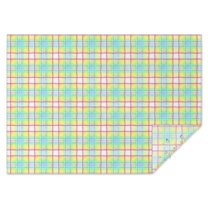 Colorful Grid Checkered Pattern Rectangle Tablecloth 60"x84",Waterproof Polyester Rectangle Table Cloth, Wipeable Spillproof Polyester Tablecloth for Dining, Camping, Indoor and Outdoor